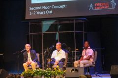 Mel Arbaugh, Marty Hogan, and Ricardo Beltre give an update on the progress of the Ministry Hub project. Mel Arbaugh, Marty Hogan, and Ricardo Beltre give an update on the progress of the Ministry Hub project.