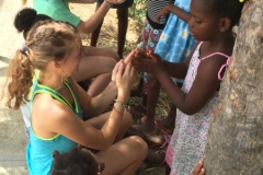 Playing with the kids!