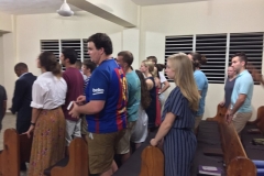 Church service in Alfa