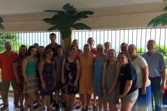 Before church on Sunday morning