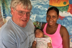 Steve Hull with Minerva and her daughter!