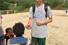 Playing with the kids!