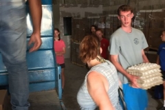 Loading truck at the warehouse