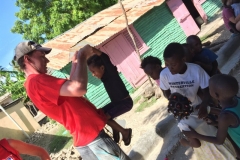 Playing with the kids!