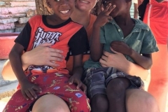 Playing with the kids!