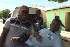 Ricardo (L), our Manager; Bebecito (C); and Dau (R)